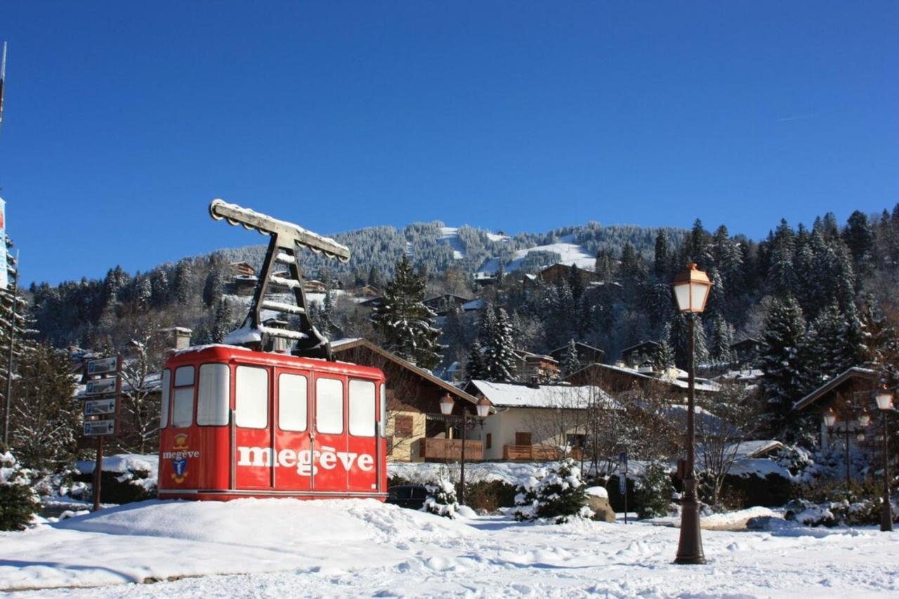 Les Comtes De Savoie - Appartement Renove Proche Du Centre De Megeve Avec Vue Sur Le Mont D'Arbois Exteriör bild