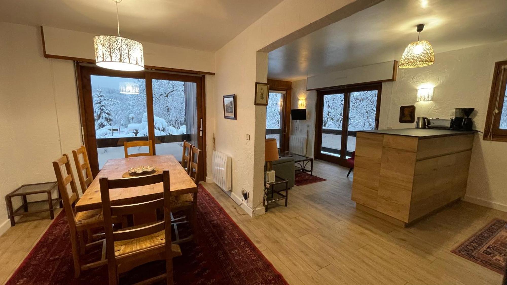 Les Comtes De Savoie - Appartement Renove Proche Du Centre De Megeve Avec Vue Sur Le Mont D'Arbois Exteriör bild